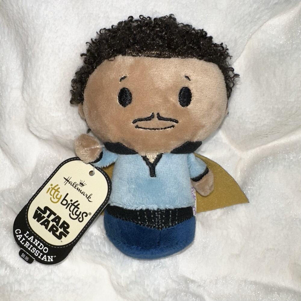 Hallmark Itty Bittys - LANDO CALRISSIAN Star Wars 2017 NWT Plush Stuffed Toy